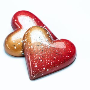 Alternative view of Chocolade hart, aardbei & witte chocolade