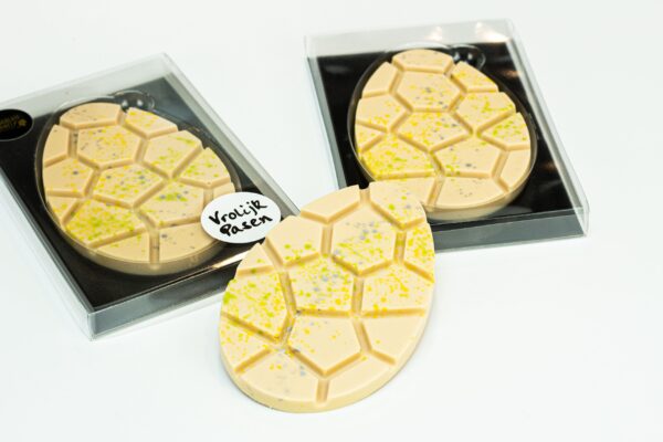 Paasei reep - witte chocolade