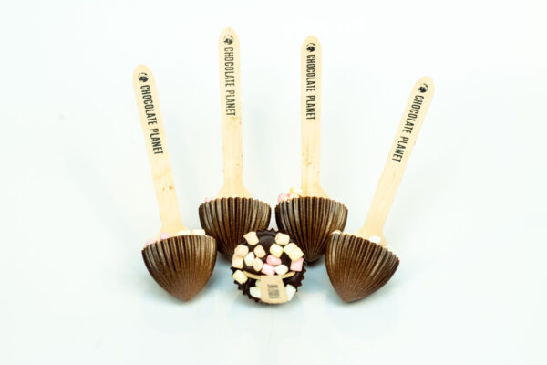 Hot choc spoon - puur sweet marshmallow 1 st.