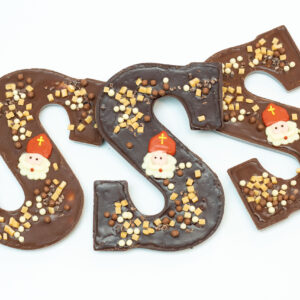 Alternative view of Melk chocolade letter gevuld - Salted caramel