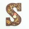 Melk chocolade letter gevuld - Salted caramel