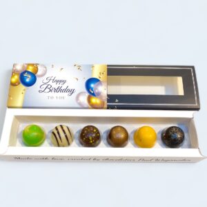 Alternative view of Verjaardag Bonbons 6 stuks