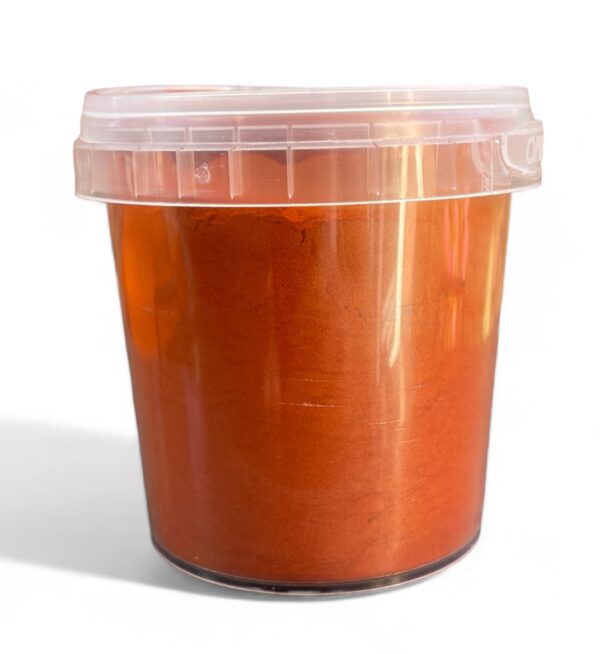 PW metallic glanspoeder oranje