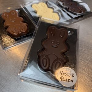 Alternative view of Paashaas reep - pure chocolade