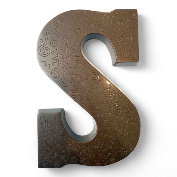 Melk chocolade letter