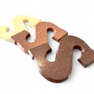 Alternative view of Witte chocolade letter