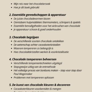 Het Ultieme Chocoladehandboek Van Basis tot Meesterschap (digitaal e-book) - Afbeelding 3