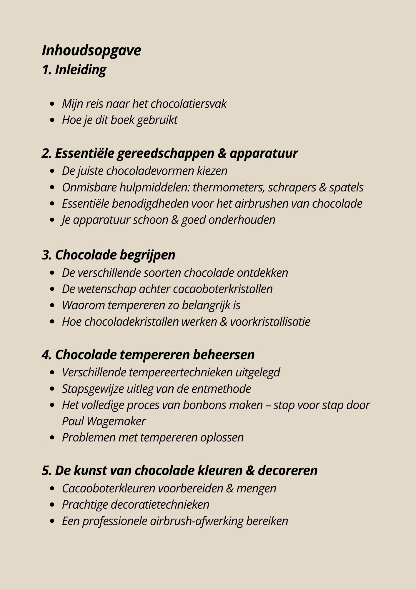 Het Ultieme Chocoladehandboek Van Basis tot Meesterschap (digitaal e-book) - Afbeelding 3