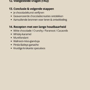 Het Ultieme Chocoladehandboek Van Basis tot Meesterschap (digitaal e-book) - Afbeelding 5